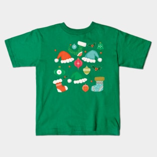 Retro Christmas gear Kids T-Shirt